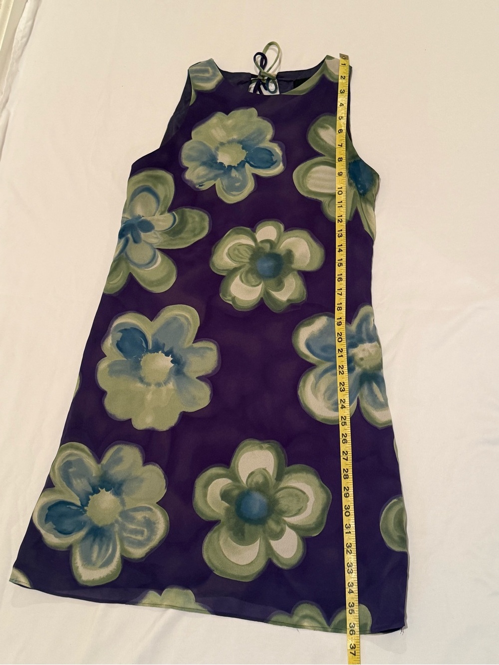 Rare Vtg 90s/Y2K POSITIVE ATTITUDE Sheer Floral Mini Dress - Picture 12 of 16